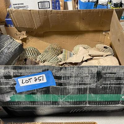 Box of Nail Gun Nails - 1-3/4" Roofing Nails