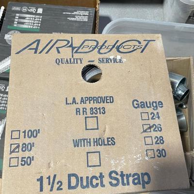 Bucket of 1-1/2" duct straps