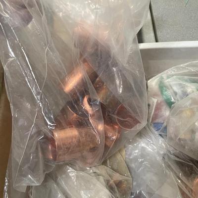2 Boxes of Copper Pipe Fittings & Tubing - Large Box