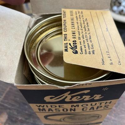 Lot of Vintage Pencil Leads, Mason Jar Lids, and Camphor Oil