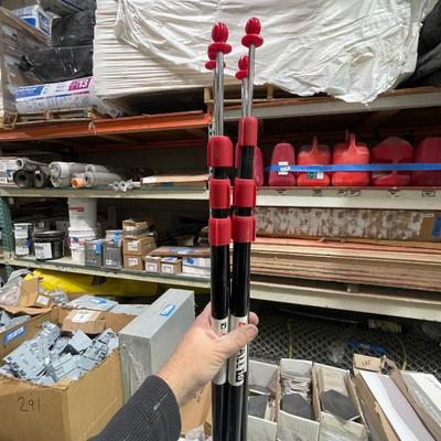 4 New ZipWall spring loaded Extension Poles
