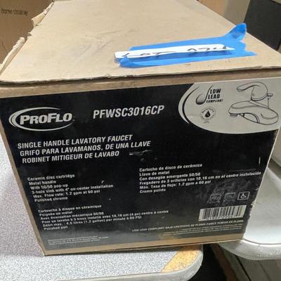 Pro Flo Single Handle Lavatory Fawcett - New in Box