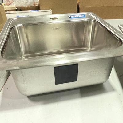 New Stainless Steel Sink - ELKY - 15" x 14" x 8"
