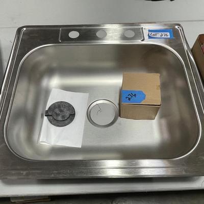 Kingsford Stainless Steel Sink with bent corner - 25