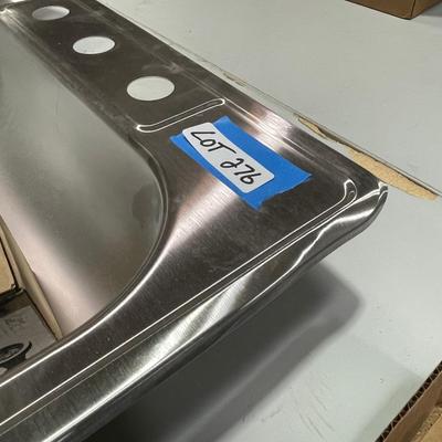 Kingsford Stainless Steel Sink with bent corner - 25" x 22" x 6"