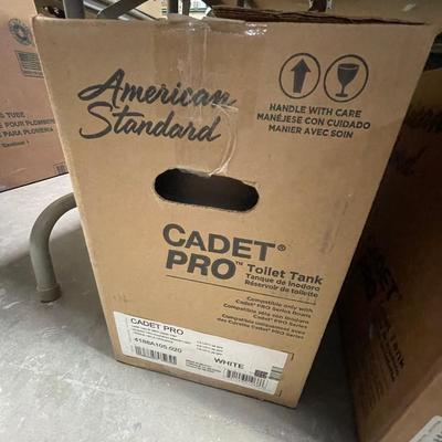 4 American Standard White Cadet Pro Toilet Tanks - New in Boxes