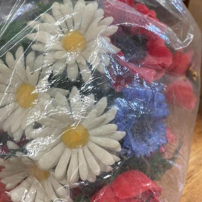 Lot of Vintage Plastic Flowers