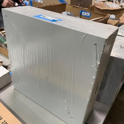 Brand New Gray Electrical Box - wrapped 18" x 18" x 6"