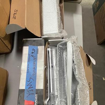 3 Boxes of Hager Commercial Door hydraulic Metal Swing Arms - Door Closer