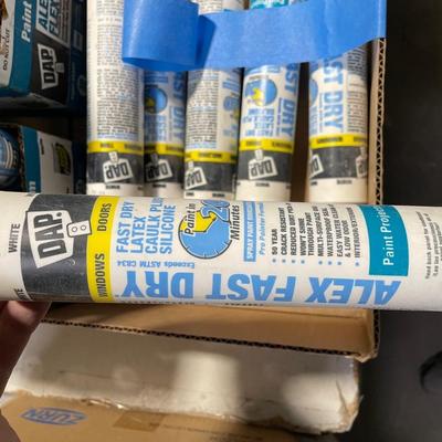 Box of 29 Tubes of Dap All Purpose Silicone Caulking