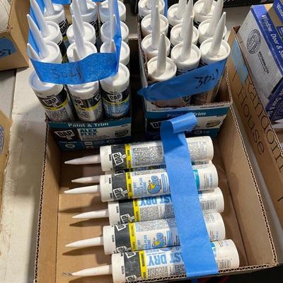 Box of 29 Tubes of Dap All Purpose Silicone Caulking