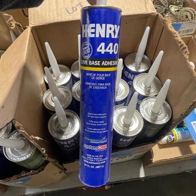 2 Boxes of Henry 440 Cove Based Adhesive - Maybe 2 dozen tubes usually $10 a tube