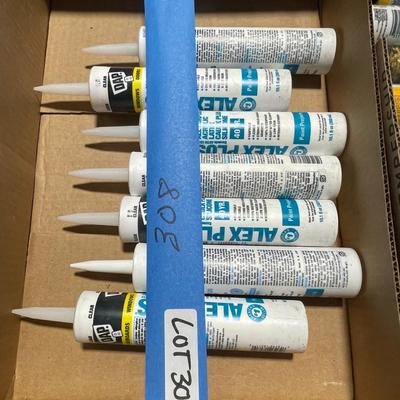 7 Tubes of Dap Alex Plus Latex Caulk