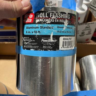 5 Rolls of Metal Flashing