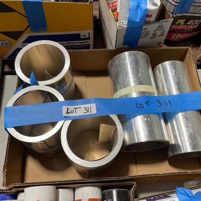 5 Rolls of Metal Flashing