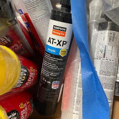 Gap & Crack Filler, Set-XP Epoxy & Box of Spray Adhesives & Epoxys - lots in this box