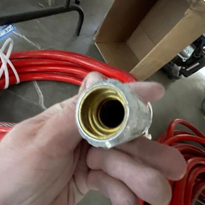 Red Heavy Commercial Hose - At Least 40 foot long +