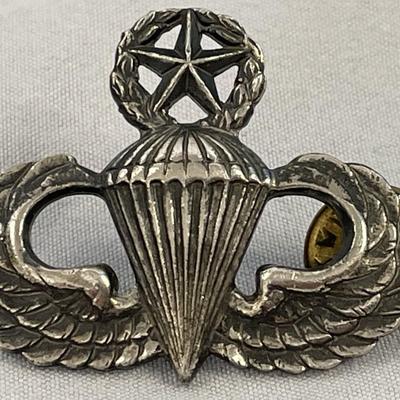 Paratrooper Wings 922 Silver Filled