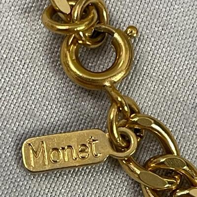 Vintage Monet Gold Tone Chain