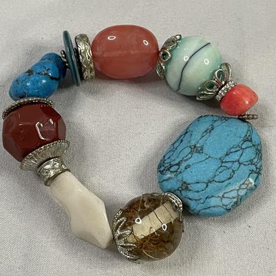 Natural Stone Stretch Bracelet
