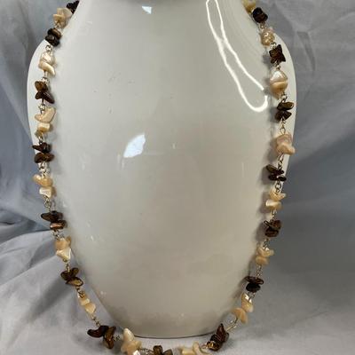 Mother of Pearl Chip Necklace