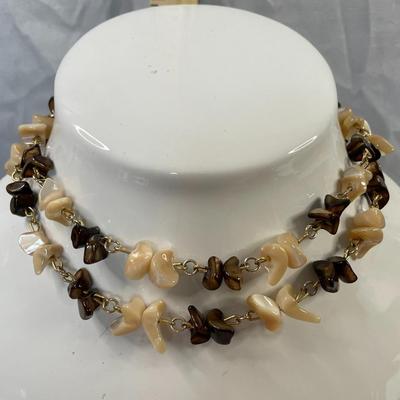 Mother of Pearl Chip Necklace