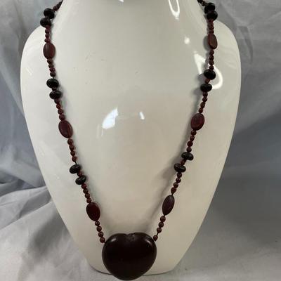 Sea Bean Beaded Necklace