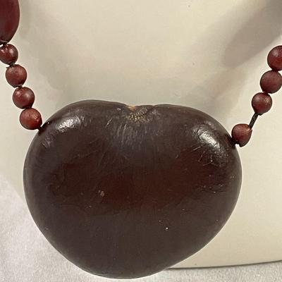 Sea Bean Beaded Necklace