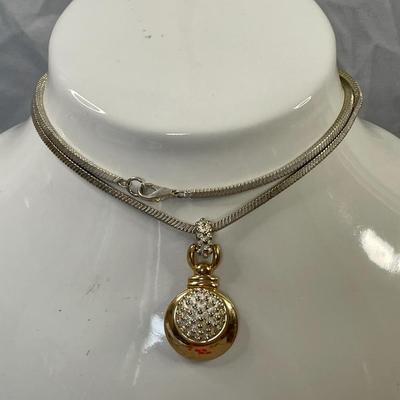 Silver Tone and Gold Tone Necklace