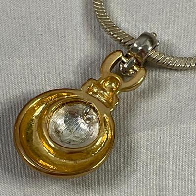 Silver Tone and Gold Tone Necklace