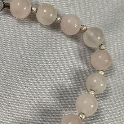 Pink Stone Rose Quartz Bracelet