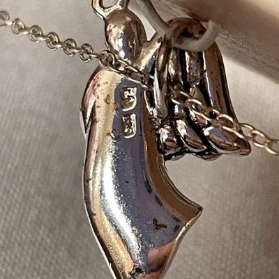 Sterling Silver Angel Necklace