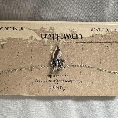 Sterling Silver Angel Necklace