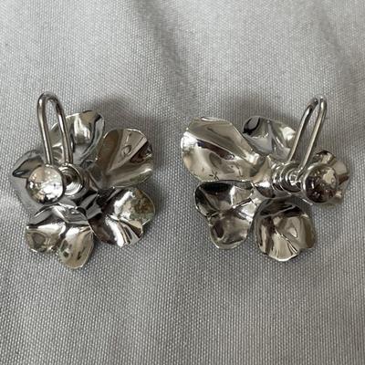 Harry S Bick HSB Sterling Silver Earrings