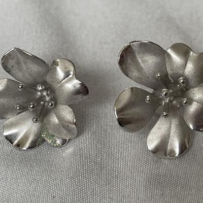 Harry S Bick HSB Sterling Silver Earrings