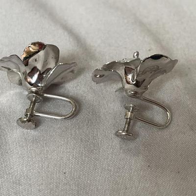 Harry S Bick HSB Sterling Silver Earrings
