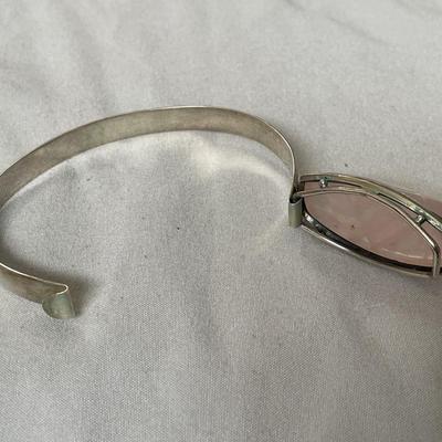 Pink Stone Rose Quartz Bracelet