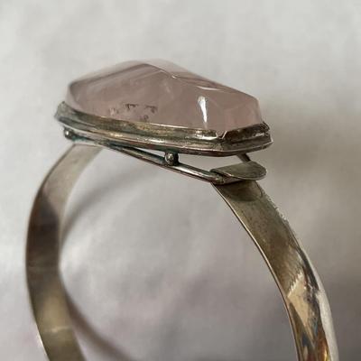 Pink Stone Rose Quartz Bracelet
