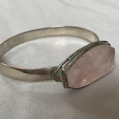 Pink Stone Rose Quartz Bracelet