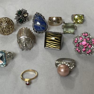 Collection of Costume Rings