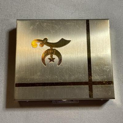 1960s Eastern Star Shriners Loose Powder Compact