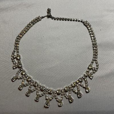 Vintage Rhinestone Choker