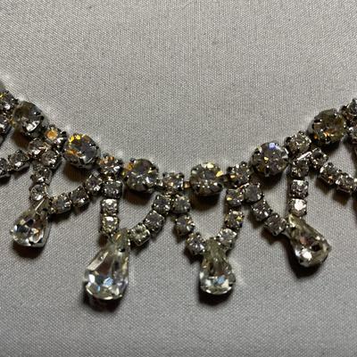 Vintage Rhinestone Choker