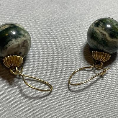 Seraphinite Gemstone Earrings
