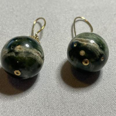 Seraphinite Gemstone Earrings