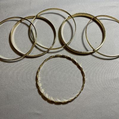 Gold Tone Premier Designs Bangle Bracelets