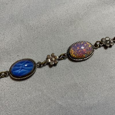 Sterling Silver Gemstone Bracelet