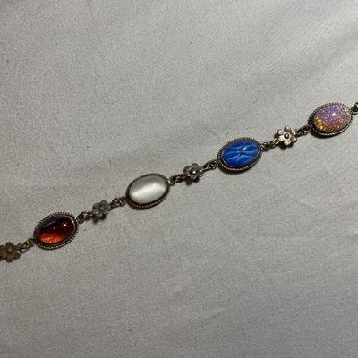 Sterling Silver Gemstone Bracelet