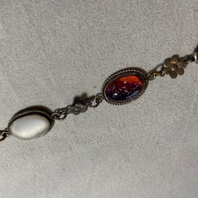 Sterling Silver Gemstone Bracelet