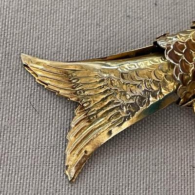 Vintage Articulated Fish Pendant Hong Kong